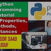 Python Programming How To Create Class With Properties And Methods Class Instances