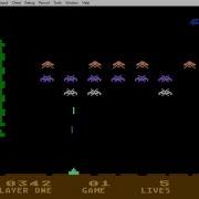 Atari 8 Bit Space Invaders With Better Aliens