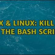 Unix Linux Kill PID In The Bash Script 2 Solutions
