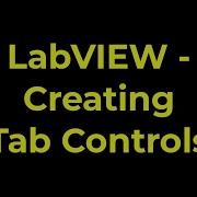 LabVIEW Creating Tab Controls