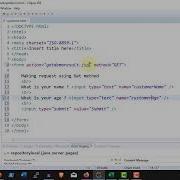 Apache Tomcat JSP Servlet JSP Read Html Input Element Video 26