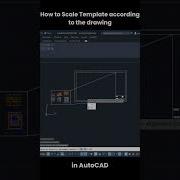 Как масштабировать шаблон в соответствии с чертежом в AutoCAD Autocad Shorts