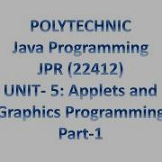 UNIT 5 Applet Part 1