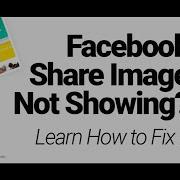 Facebook Share Image Not Showing How To Fix It