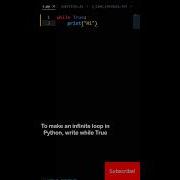 Python Infinite Loop