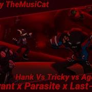 Hank Vs Tricky Vs Agoti Tabi Accelerant X Parasite X Last Chance FNF Mashup Remake