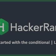 Getting Started With The Conditional Linux Shell Hacker Rank Solution
