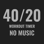 Interval Timer 40 Seconds 20 Second Rest 40 20 Workout Timer No Music