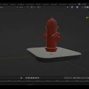 LOW POLY FIRE HYDRANT IN BLENDER