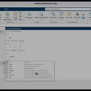MATLAB Tutorial 1 How To Create And Save Variables In MATLAB