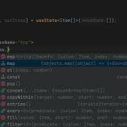 JSX Map Postfix Completion