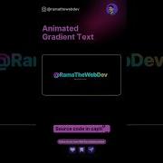 Animated Gradient Text Using Only CSS