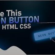 Neon Button Reflection Using CSS Neon Light Button Animation Effects On Hover CSS Snake Border