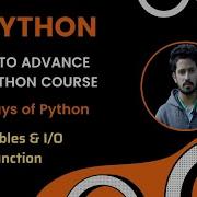 Day 2 60 Days Of Python Variables I O Function Python Bangla Tutorial For Beginner To Advance