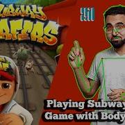 Playing Subway Surfers Game With Body Gestures Using Pose Detection Mediapipe OpenCV Python