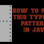 How To Print Alphabet H Pattern In Java