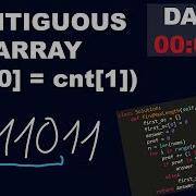 LeetCode Day 13 Contiguous Array C Python