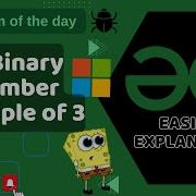 Is Binary Number Multiple Of 3 POTD GFG Problem Of The Day C Java Python