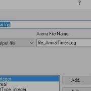 Arena Simulation V15 New Feature Write CSV Output File