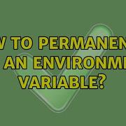 Ubuntu How To Permanently Set An Environment Variable