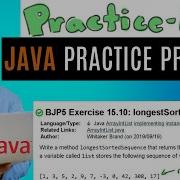 Java Practice It Exercise 15 10 LongestSortedSequence ArrayList Implementing Instance Methods