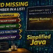 Find Missing Number In Java 5 Best Methods Java 8 Stream Interview Question