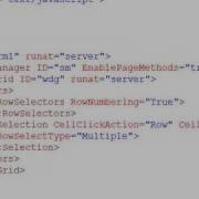 WebDataGrid Client Row Selection Part 1