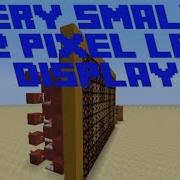 How To Make A 2x2 Pixel Minecraft Redstone