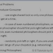 Os Syncrhonization Part5 Synchronization Classical Problems