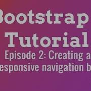 Bootstrap 3 Responsive Navbar Tutorial
