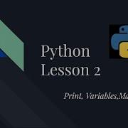 Strings Math Variables In Python Beginner Python Tutorial 2