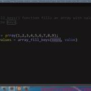 PHP Array Fill Keys Function