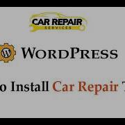 How To Install Car Repair Service Theme