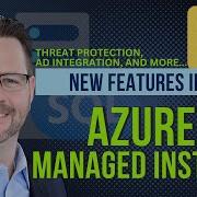 New Features In Azure SQL Managed Instance Threat Protection AD Integration And Instance Pools