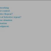 Selective Repeat ARQ In Networking