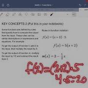 Lesson 4 Using Function Notation To Describe Rules Part 1