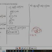HW 1 2 5 Using Function Notation To Evaluate A Function At A Value