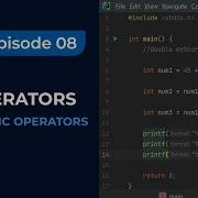 8 Arithmetic Operators In C C Programming For Beginners