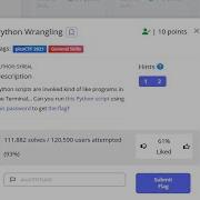 PicoCTF General Skills Python Wrangling CTF 02
