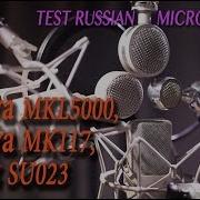 Test Microphones Oktava MKL5000 Oktava MK117 Soyuz SU023 Neuman TLM103