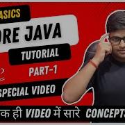 Complete Core Java Tutorial In One Video All Basics Concepts Part 1 Hindi