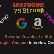 Leetcode Day 5 OPTIMIZED Reverse Vowels Of A String Amazon Google Interview Question 345