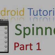 104 Android Spinner Tutorial