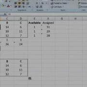 OR MS Excel Solver Assignment Problem