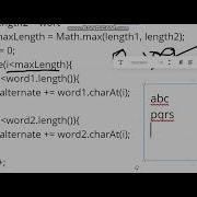 Merge Strings Alternatively LeetCode Java CoderWithABug