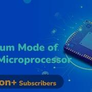 Minimum Mode Of 8086 Microprocessor 8086 Microprocessor 8086 Microprocessor