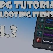 14 3 Unity RPG Tutorial Looting Items