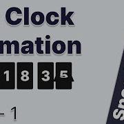 Flip Clock Animation Tutorial Part 1