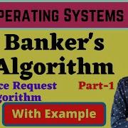 Deadlock Avoidance Banker S Algorithm Resource Request Algo With Example 1 Operating Systems