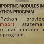 USING PYTHON LIBRARIES Class 12 Part 01 PYTHON CLASS 12 CHAPTER 4